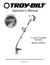 MTD TB20CS Owner's manual