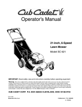 Cub Cadet 12B-999I100 Owner's manual