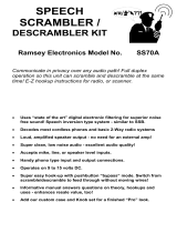 Ramsey Electronics SS70A User manual