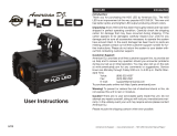 ADJ H2O LED User manual