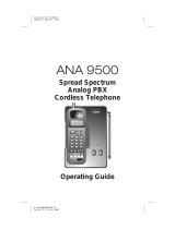 Uniden ANA9500 User manual