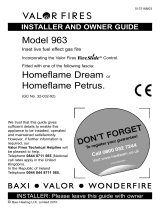 Valor Dream 2 Installer And Owner Manual