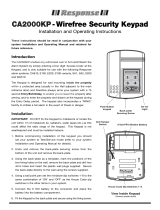 Response Alarms CA2000KP Operating instructions