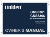 Uniden GNS8366 User manual