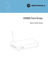 Motorola CB3000 - Client Bridge - Wireless Access Point User guide