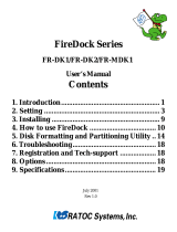 Ratoc Systems FireDock FR-DK1 User manual