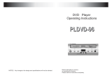 Pyle PLDVD-96 Operating instructions