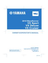 Yamaha 2010 WaveRunner VX Deluxe User manual