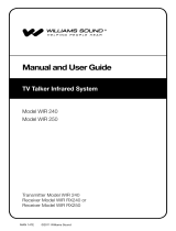 Williams Sound model wir 240/250 User manual