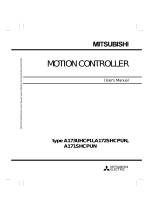 Mitsubishi Electric A171SHCPUN User manual