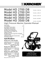 Kärcher HD 3500 DH User manual