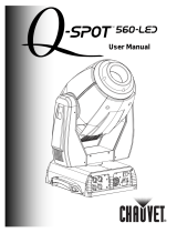 Chauvet Professional Q-Spot 560-LED User manual