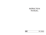 DSC PC2550 Owner's manual