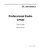 Motorola GP640 User manual