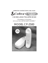 Cobra CP2500 User manual