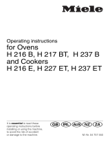 Miele H 237 B User manual