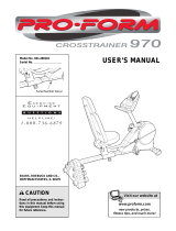 Freespirit Crosstrainer 970 User manual