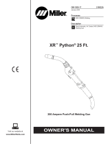 Miller XR-A PYTHON 25FT Owner's manual