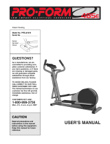 Pro-Form 485E User manual