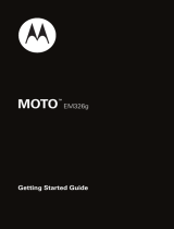 Motorola MOTO EM326g User guide
