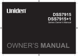 Uniden DSS 7805WP User manual