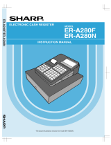 Sharp ER-A280F Owner's manual