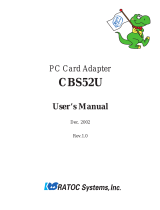 Ratoc Systems CBS52U User manual