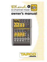 Tapco Blend 6 User manual
