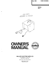 Miller VCI-1 Owner's manual