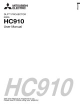 Mitsubishi Electric DLP HC910 User manual