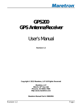 Maretron GPS200 User manual