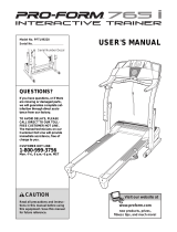 Pro-Form 765 i User manual