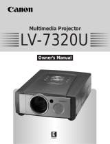 Canon LV-7320 User manual