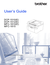 Brother DCP-1510(E) Owner's manual