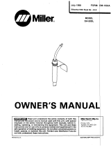 Miller JA9 Owner's manual