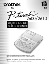 Brother P-touch 2600 User manual