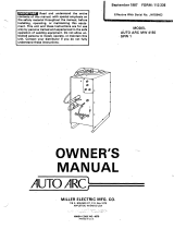 Miller MW 4150 Owner's manual