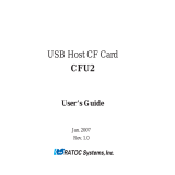 Ratoc Systems CFU2 User manual