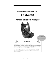 Teledyne PEM-9004 User manual