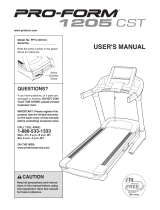 Epic Tl 2300 Pro Treadmill User manual