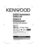 Kenwood DNX6140 - Navigation System With DVD player User manual