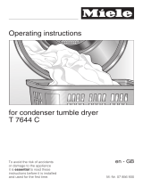 Miele T 7644 C User manual