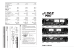 PYLE Audio PT1200 User manual