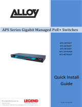 Alloy APS-48T4S4SP Installation guide