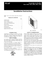 Carrier PGAPAXX2420 User manual
