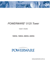 Powerware Powerware 5125 User manual