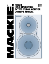 Mackie HR824 User manual