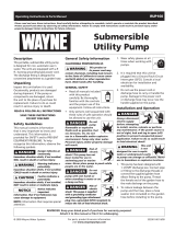 Wayne RUP160 User manual