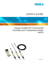 Vaisala HM70 User manual