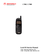 Motorola L7082 User manual
